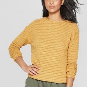 Open Stitch Pullover Sweater